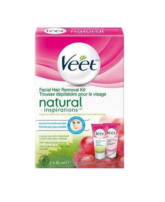  Tẩy lông Veet cho vùng mặt with Aloe Vera and Vitamin E từ Đức 