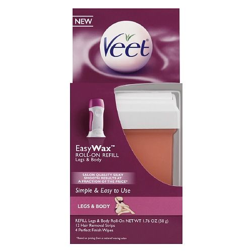  Sáp wax Veet Easy Wax - Leg & Body Refill Kit 