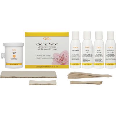  Bộ sáp GiGi dành cho da nhạy cảm- GiGi Creme Wax Microwave Kit 