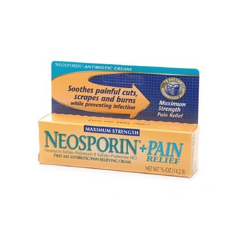  Kem trị bỏng da Neosporin + Pain Relief 