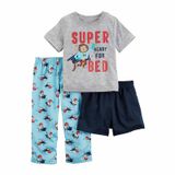  Bộ đồ Toddler Boy Carter's 3pc Super Monkey Pajama 3T 