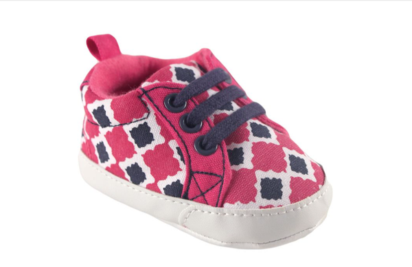  Giày Trẻ Em Yoga Sprout Baby Girl Sneakers, Pink Bird 12-18M 