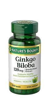  Tăng tuần hoàn não Nature's Bounty Double Strength Ginkgo Biloba, 120mg, 100 viên 