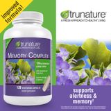  Tăng tuần hoàn não Trunature® Memory Complex with Ginkgo Biloba, 120 Viên 