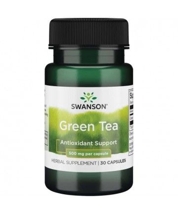  Viên Uống Hỗ Trợ Kiểm Soát Cân Nặng, Chống Lão Hóa Swanson Green Tea 500mg 