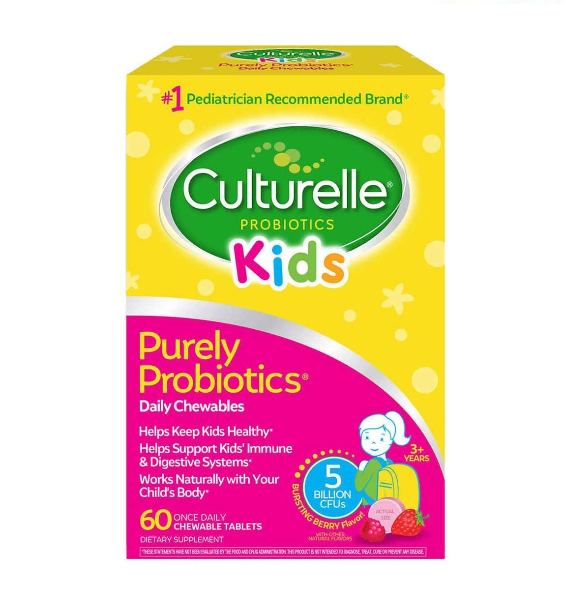  Men Vi Sinh Culturelle Kids Daily Probiotic 60 Viên 