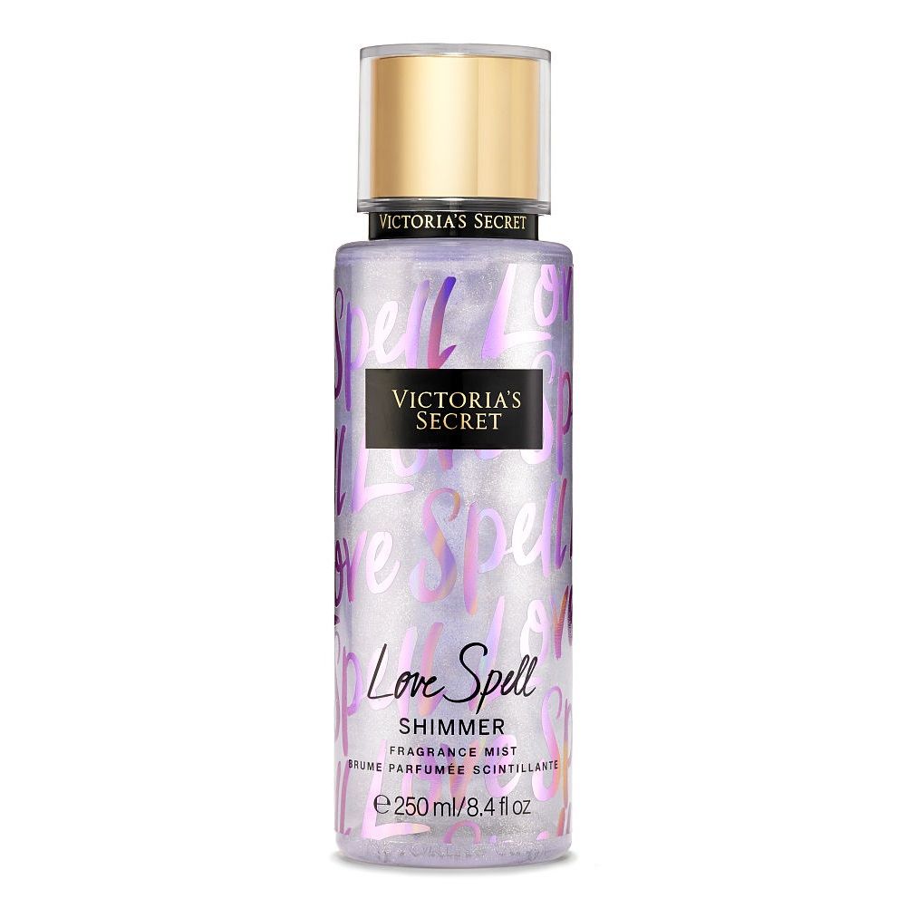  Xịt Thơm Toàn Thân Kim Tuyến Victoria's Secret Love Spell Shimmer- Phiên Bản Giới Hạn 