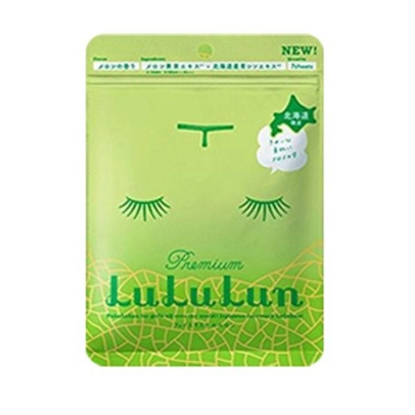  Mặt nạ cao cấp Lululun Premium Dưa Lưới - 7 Miếng 