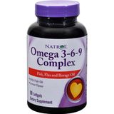 Hỗ trợ tim mạch NATROL OMEGA 3 -1000 mg dầu cá hương chanh, 90 viên 