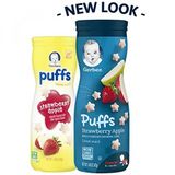  Bánh ăn dặm Gerber Graduates Puffs Cereal Snack- Vị táo dâu 