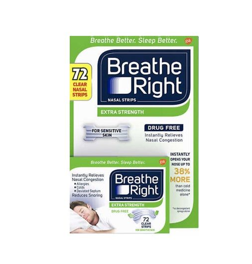  Miếng Dán Hỗ Trợ Giấc Ngủ Breathe Right Nasal Strips 