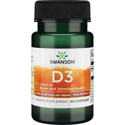  Viên Bổ Sung Swanson Vitamin D3 1000IU 60 Viên 