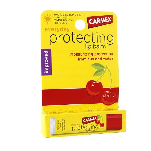  Son dưỡng môi Carmex Everyday Protecting Lip Balm Stick SPF 15, Cherry 