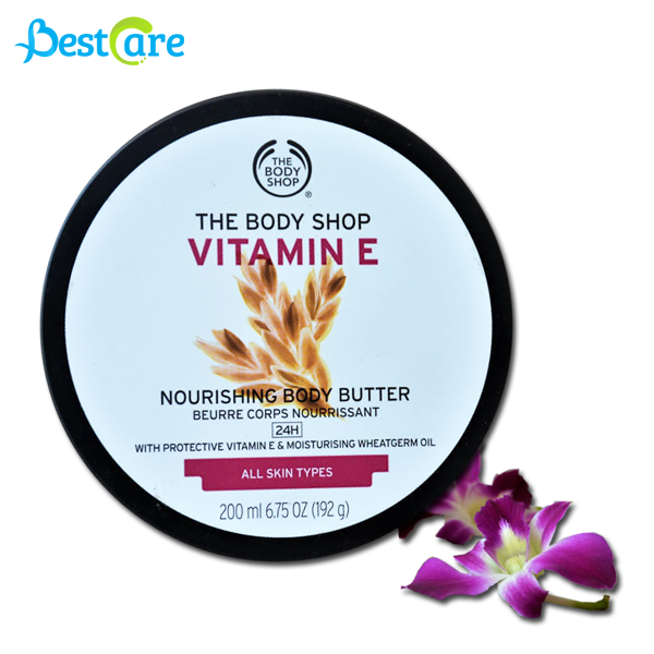 Kem dưỡng ẩm THE BODY SHOP Vitamin E Nourishing Body Butter 200ML