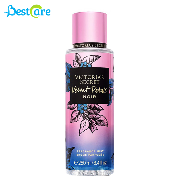  Xịt thơm toàn thân Victoria’s Secret –VELVET PETALS NOIR  Fragrance Body Mist 8.4 fl oz /250 mL 