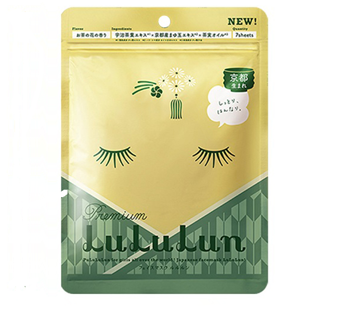  Mặt Nạ Lululun Premium Trà Xanh - 7 miếng 