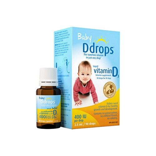  Vitamin D3 Cho Bé Baby Ddrops 90 giọt 