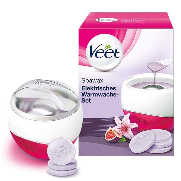  Bộ Sáp Nóng Veet Spawax Stripless Wax Warming Kit từ Đức 