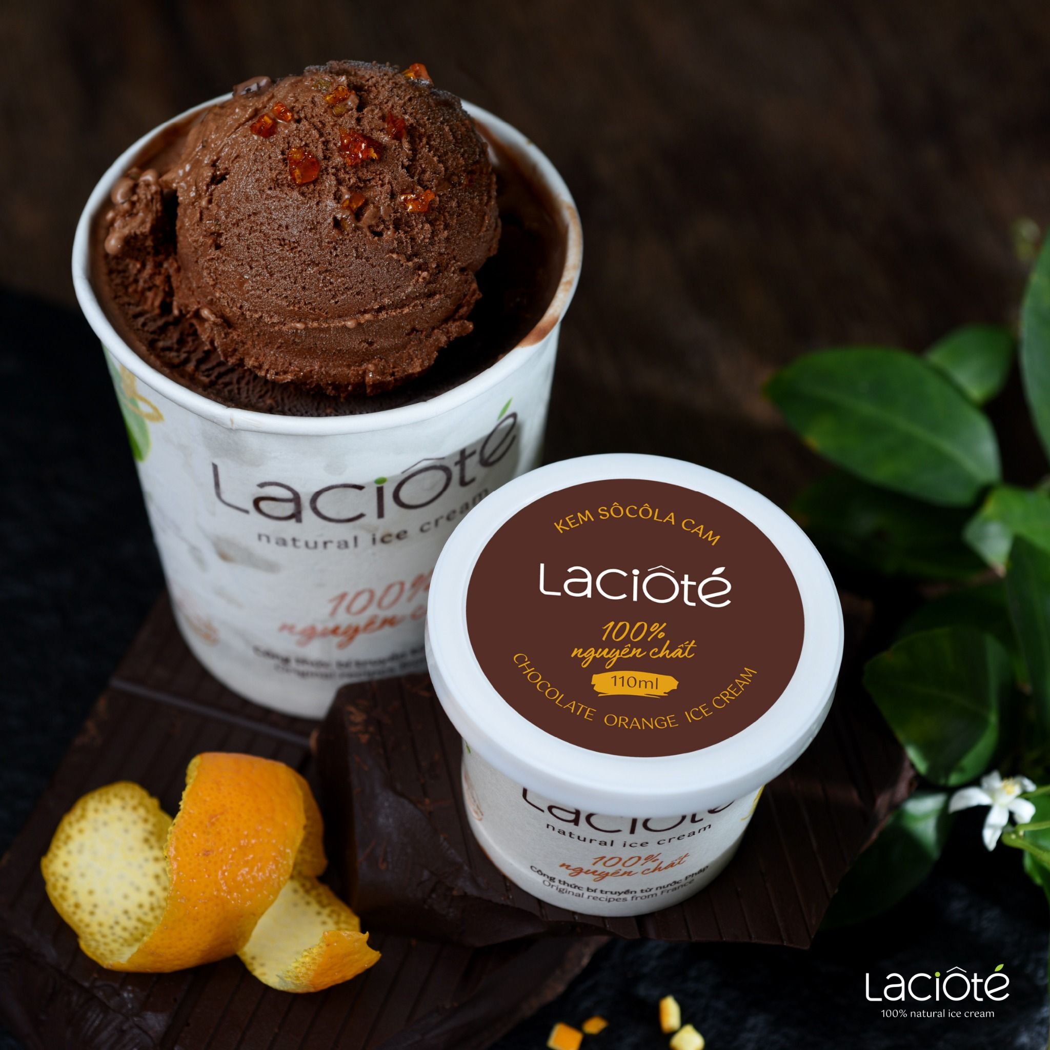 Chocolat Orange ice cream 110ml