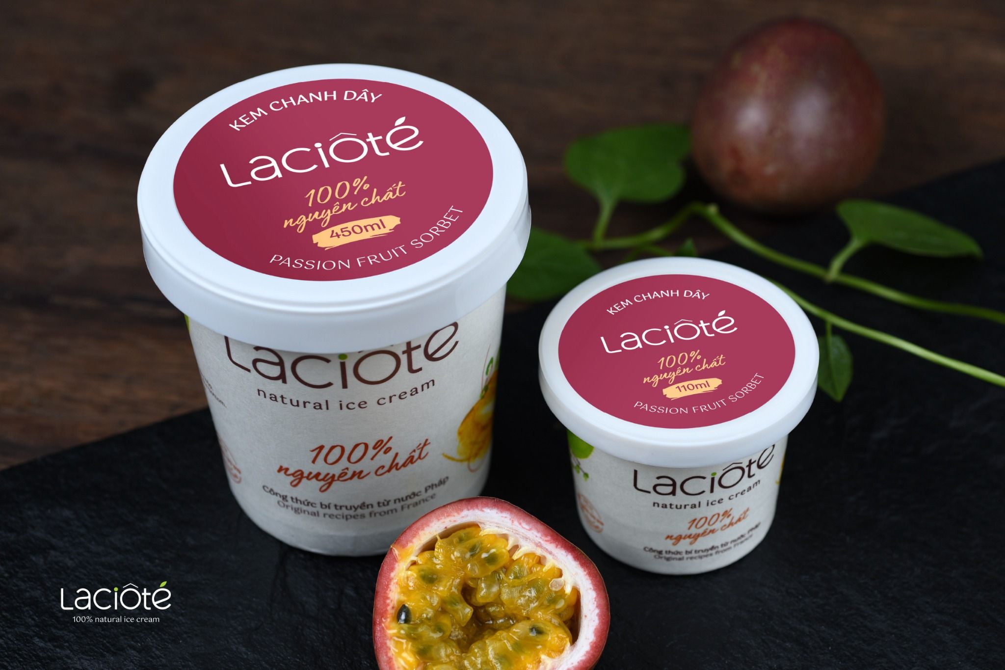 Passion fruit sorbet 110ml