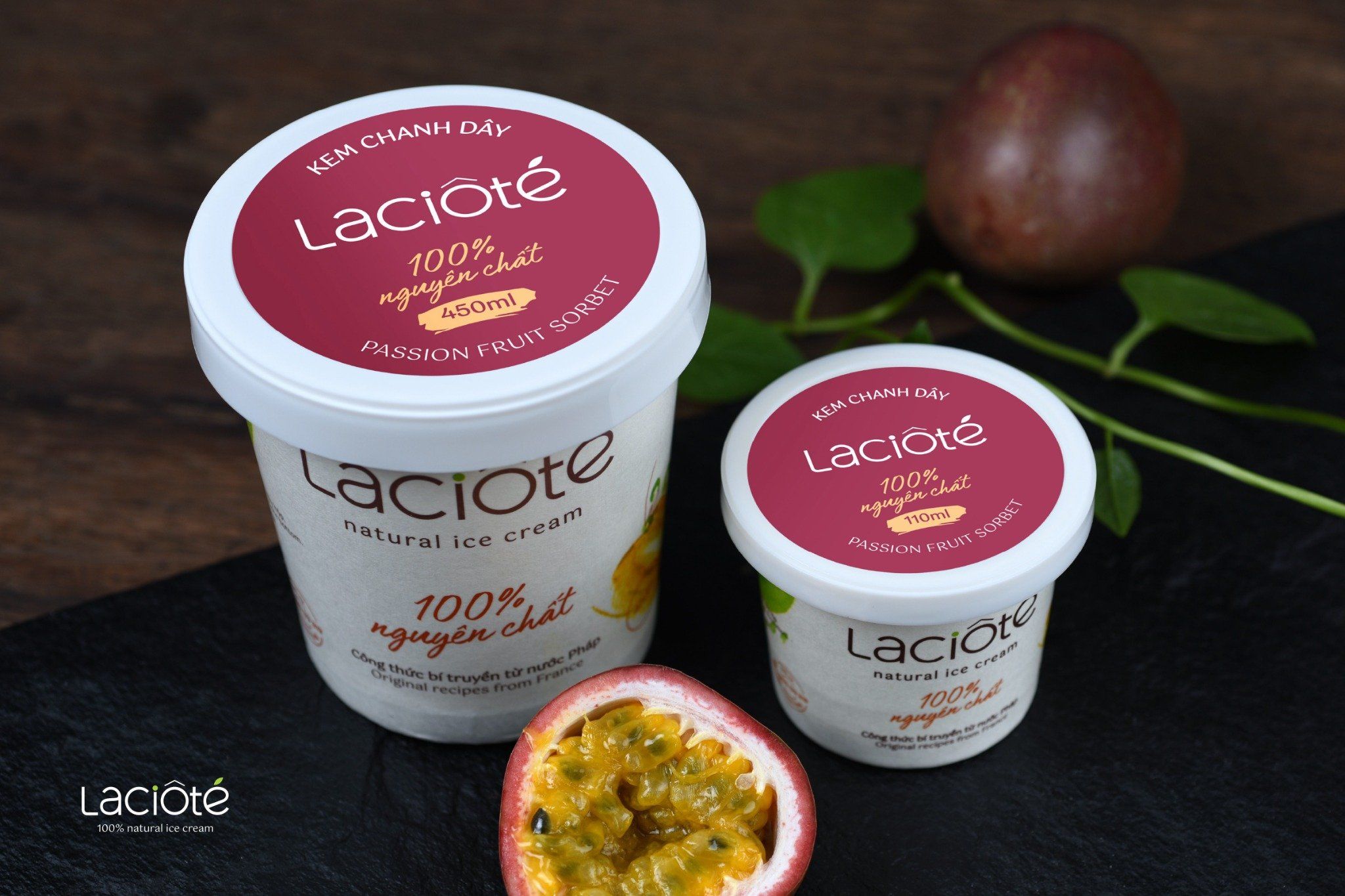 Passion fruit sorbet 450ml