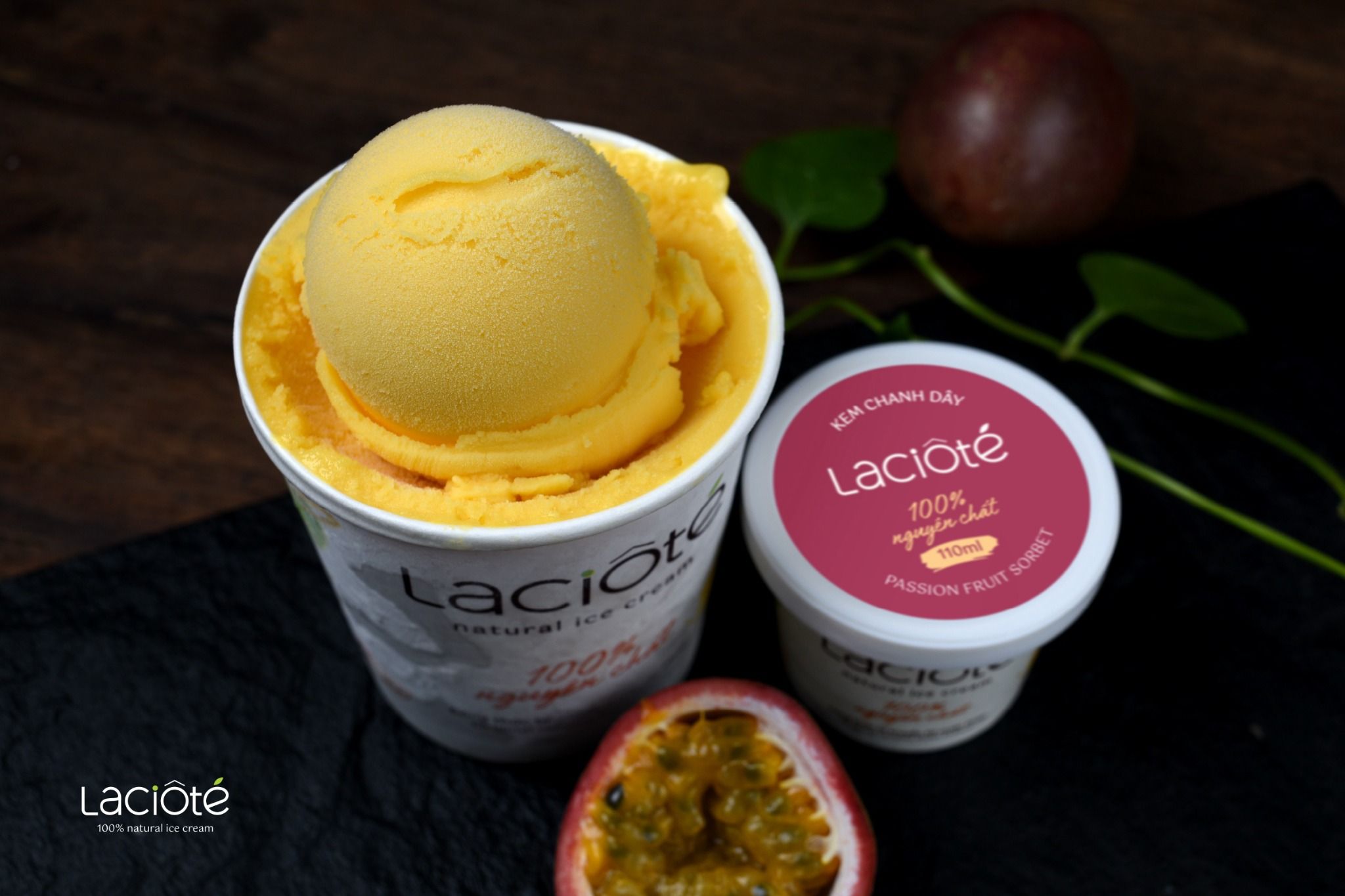 Passion fruit sorbet 110ml