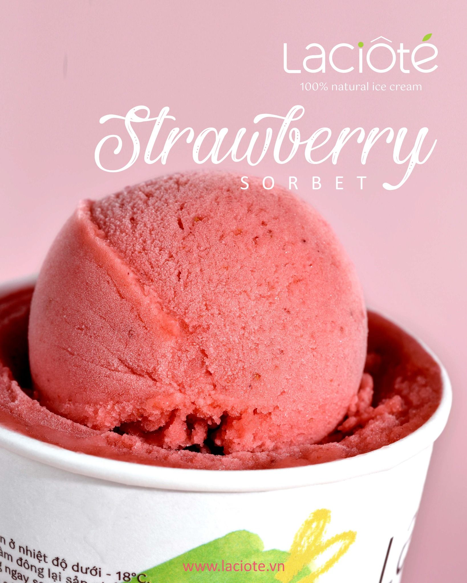 Strawberry sorbet 110ml