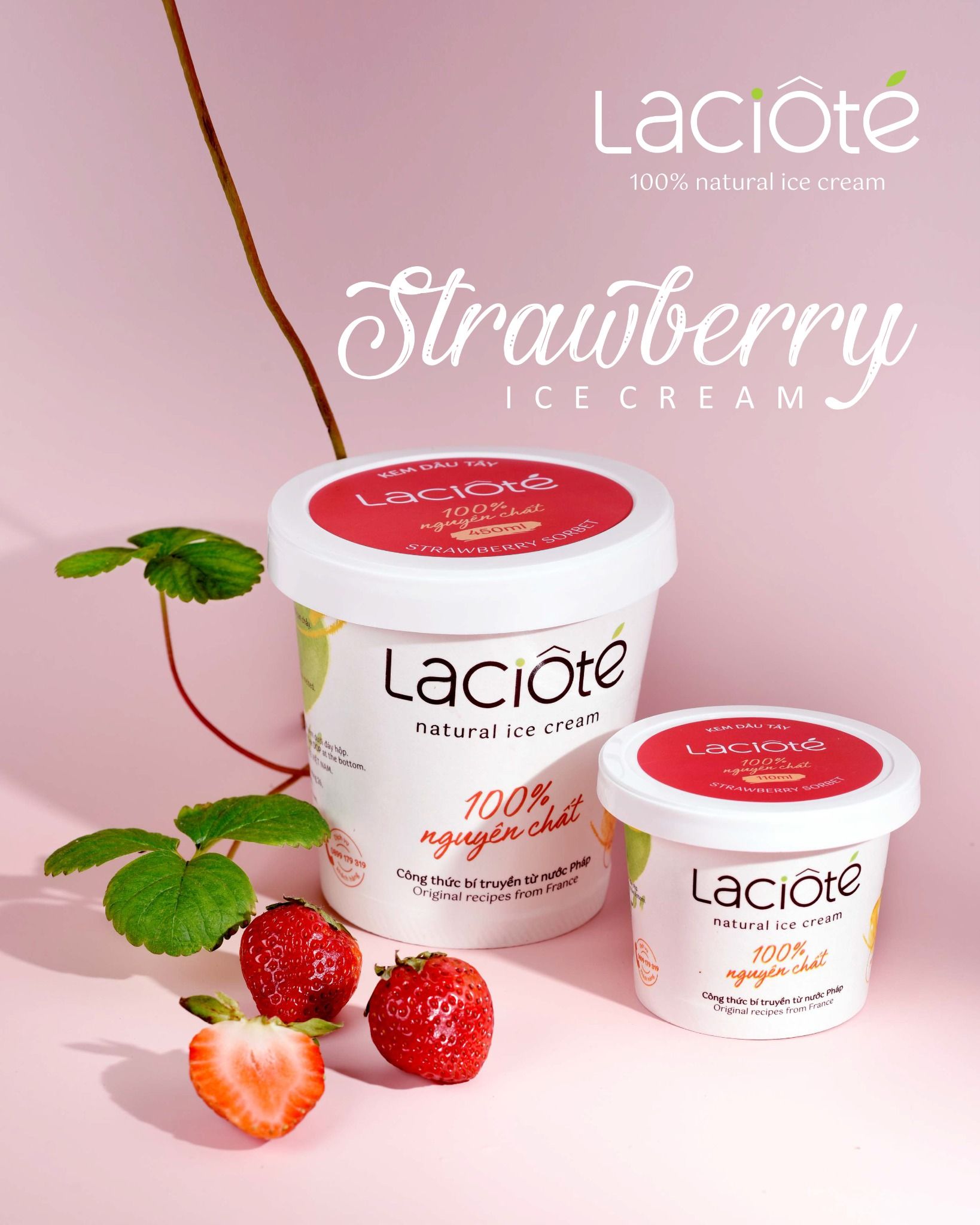 Strawberry sorbet 110ml