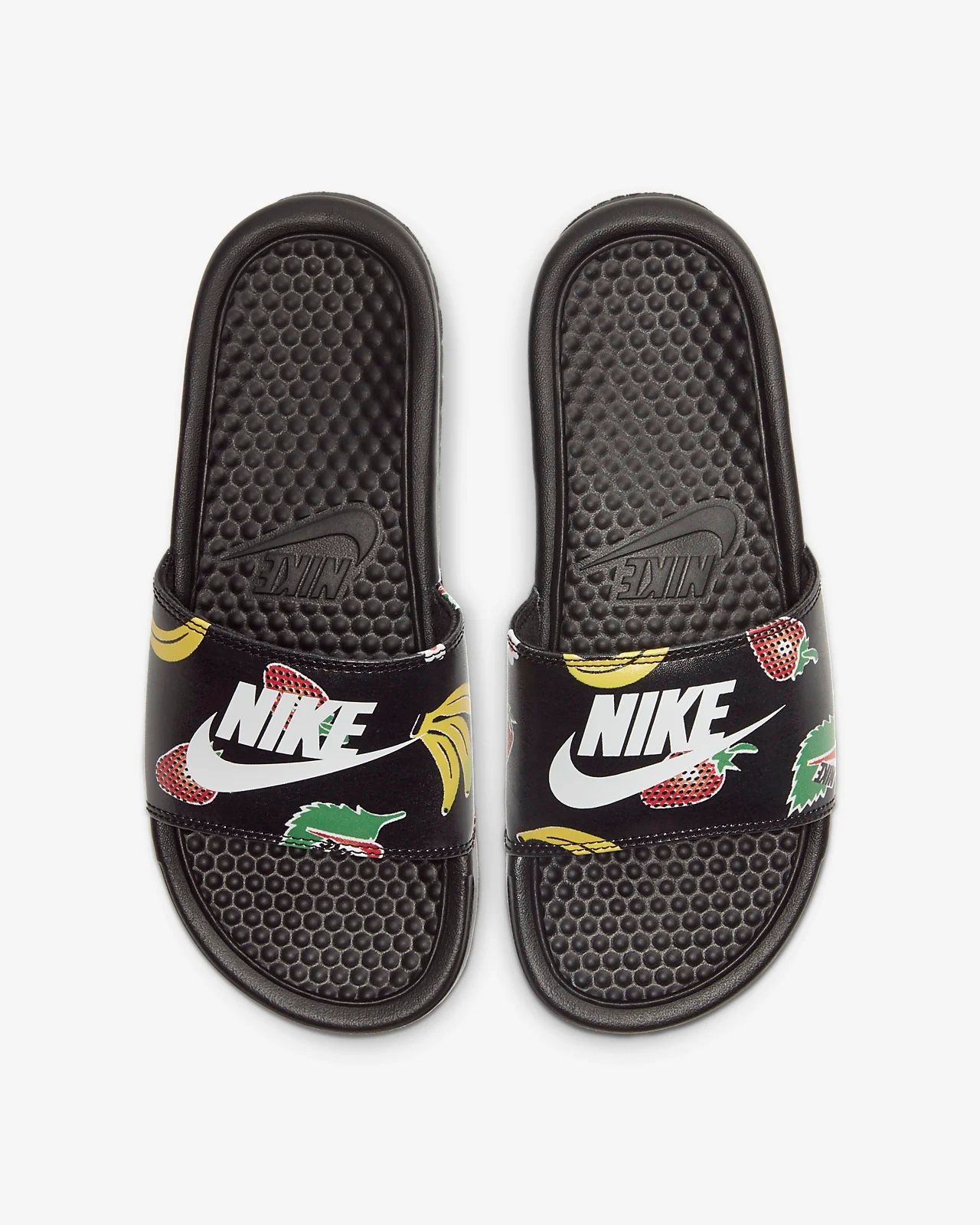 nike benassi floral print