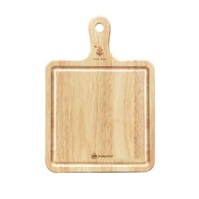 Thớt gỗ vuông tay cầm, t.phẩm chín Gỗ Đức Thành 05433