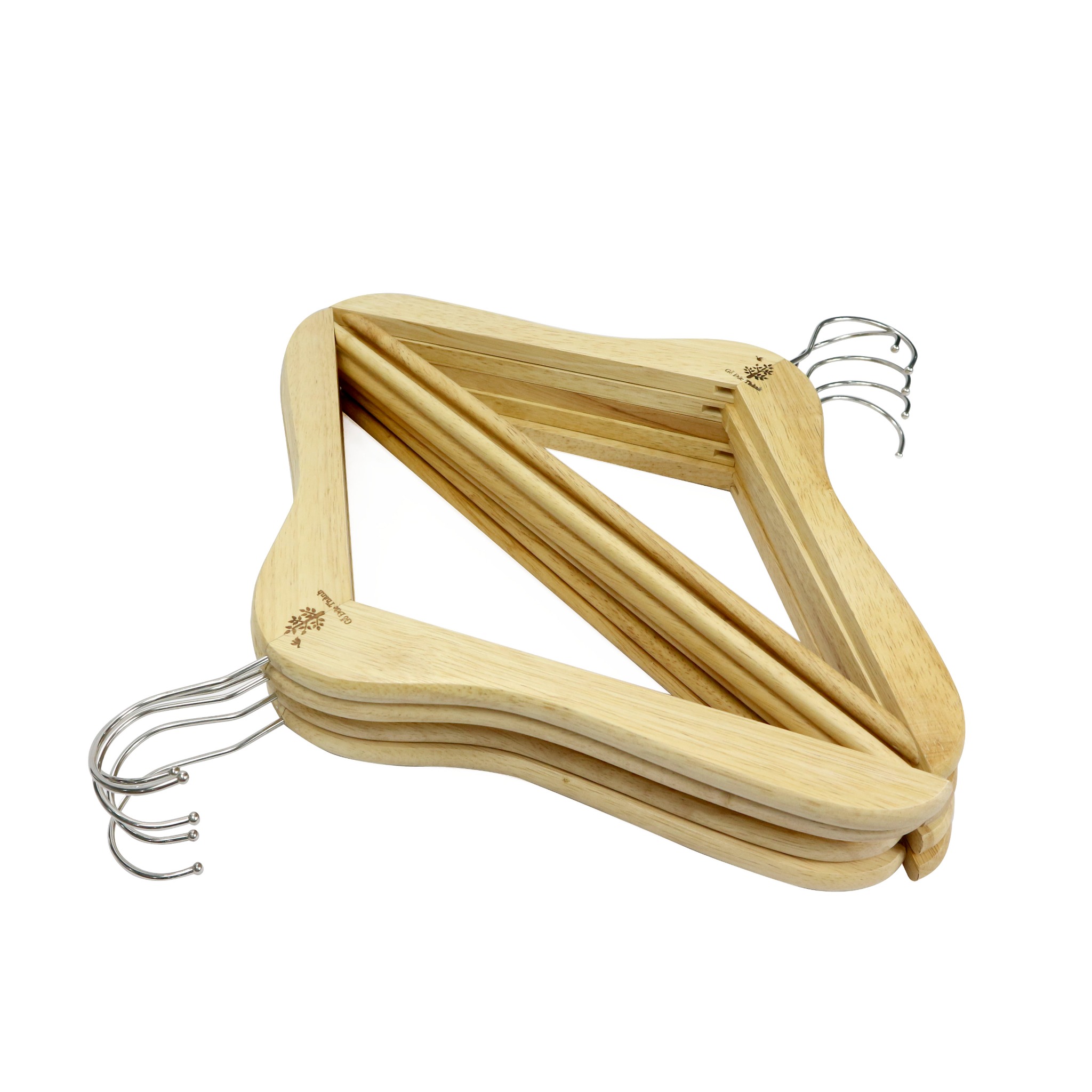 Máng áo thẳng bộ 10 cái Gỗ Đức Thành 08061