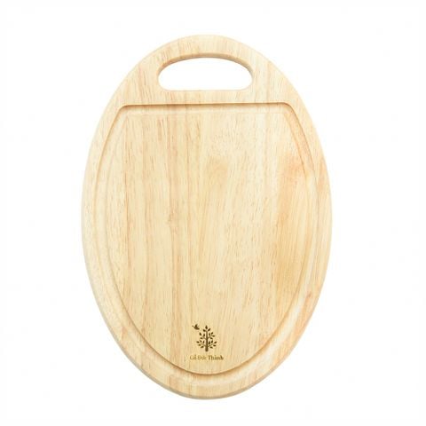 Thớt oval có rãnh 280 Gỗ Đức Thành 01255