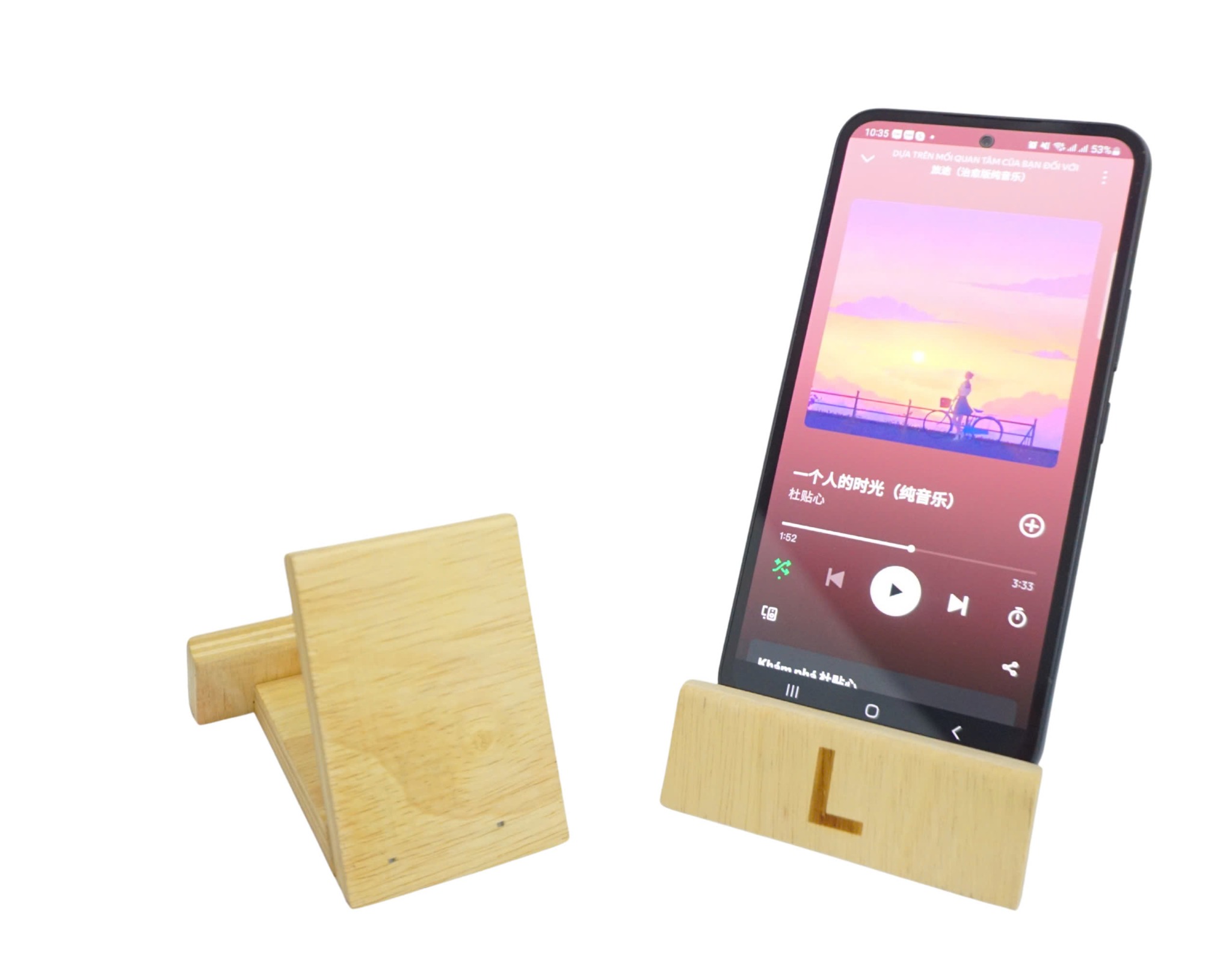 Đế đựng phone gỗ Đức Thành ND5.00201