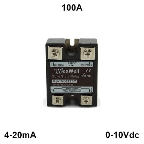  MS-1VD22100 SCR Relay Maxwell - 1 Pha 100A 