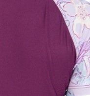  Đồ bơi nữ một mảnh tay ngắn phối hoạ tiết Isla Vista - IVWM029 