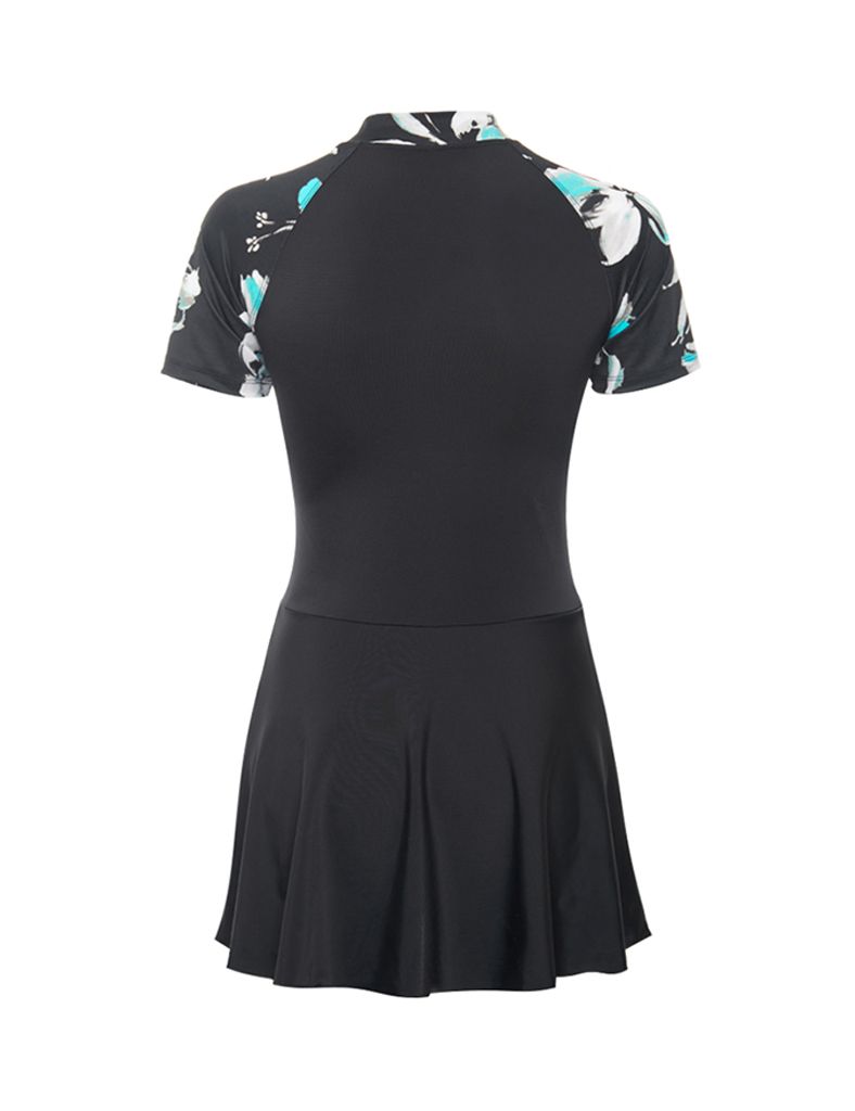  Đồ bơi nữ một mảnh tay ngắn phối hoạ tiết Isla Vista - IVWM029 