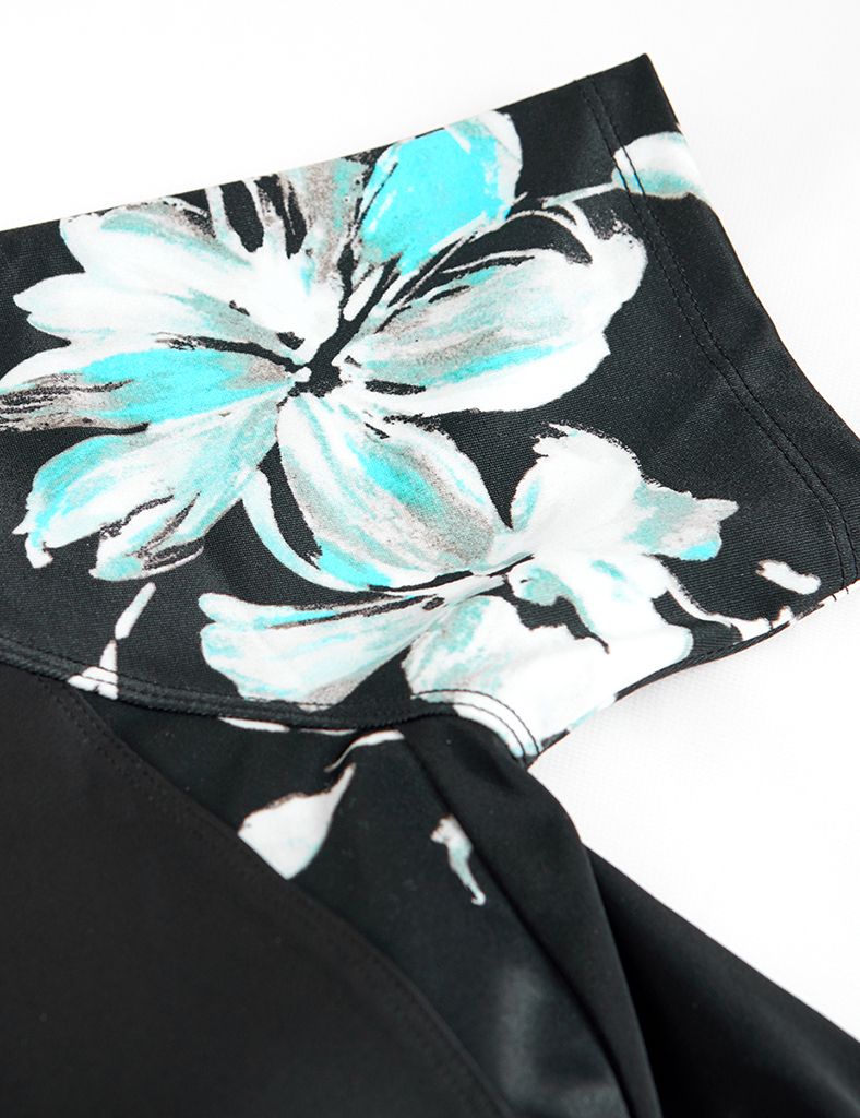  Đồ bơi nữ một mảnh tay ngắn phối hoạ tiết Isla Vista - IVWM029 