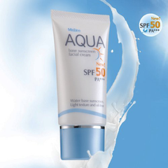 KEM CHỐNG NẮNG DÀNH CHO DA MẶT MISTINE  AQUA BASE SUNSCREAM FACIAL CREAM SPF 50 PA +++