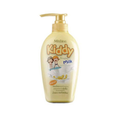 SỮA TẮM GỘI TRẺ EM HƯƠNG SỮA MISTINE KIDDY DOUBLE MILK HEAD TO TOE BATH