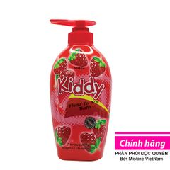 SỮA TẮM GỘI TOÀN THÂN TRẺ EM MISTINE  KIDDY HEAD TO TOE BATH STAWBERRY