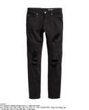  10.07.23 - VTG SKINNY BIKER DENIM PANTS - H&M DIVIDED 