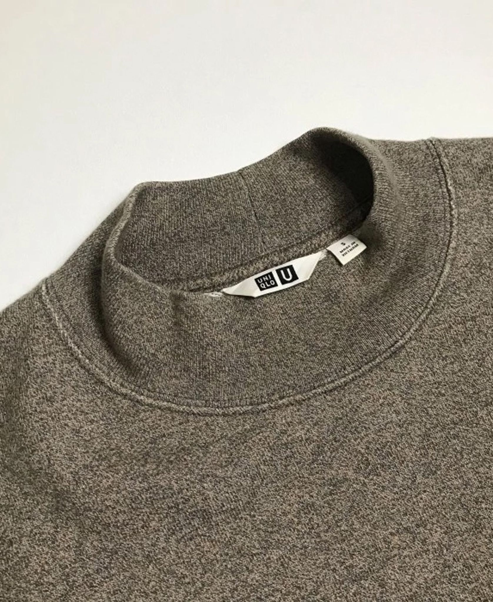  11.20.23 - VTG MOCKNECK SWEATSHIRT - UNIQLO U 