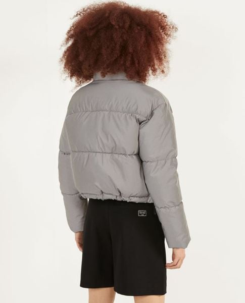  REFLECTIVE PUFFER JACKET - BERSHKA 