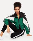  02.03.23 - VTG CROPPED WINDBREAKER JACKET - BERSHKA 