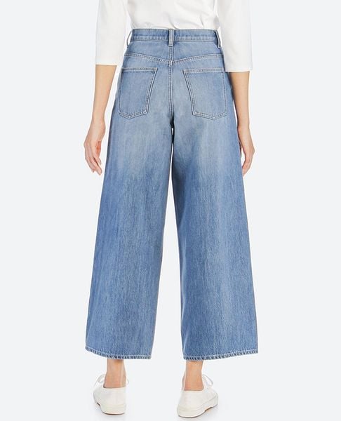  08.14.23 - VTG HIGH RISE WIDE DENIM PANTS - UNIQLO JEANS 