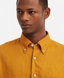  11.17.23 - VTG LINEN WIDE FIT BUTTON UP SHIRT - UNIQLO U 