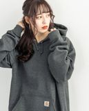  LOOSE FIT RAIN DEFENDER PULLOVER HOODIE - CARHARTT 