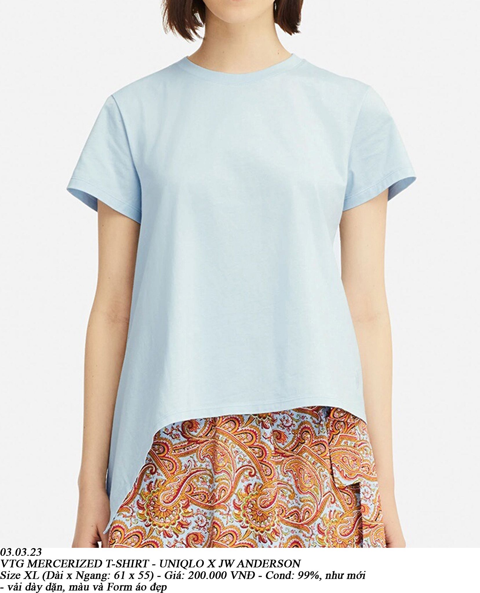 DÀNH CHO NỮ ÁO THUN VẢI SUPIMA COTTON CỔ V NGẮN TAY UNIQLO VN #19 DÀNH CHO NỮ ÁO THUN VẢI SUPIMA COTTON CỔ V NGẮN TAY UNIQLO VN