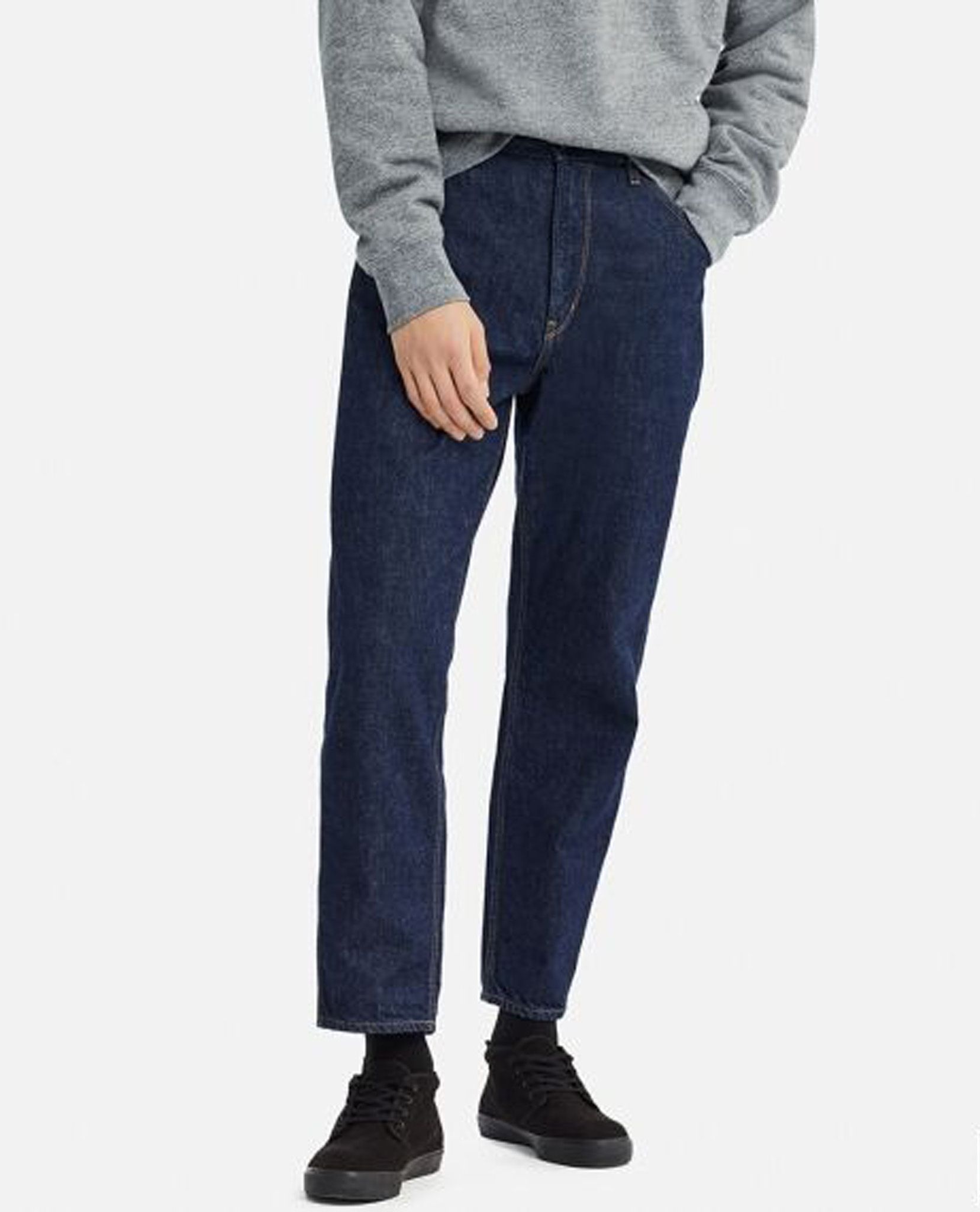 Quần Jean Uniqlo nam Blue Stretch Denim Jeans #33 Quần Jean Uniqlo nam Blue Stretch Denim Jeans