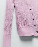  10.19.22 - VTG KNIT CARDIGAN JACKET - ZARA 